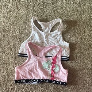 Girls XOXO 2 pack sports bras size 34